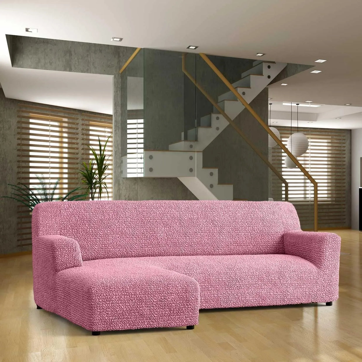 Italian L-Shaped Sofa Cover — Left Chaise