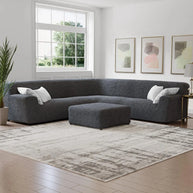 Italian Corner Sofa Cover — Sectional Slipcover