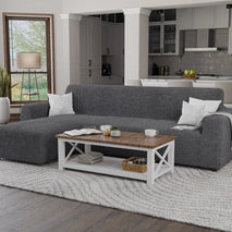 Italian L-Shaped Sofa Cover — Left Chaise