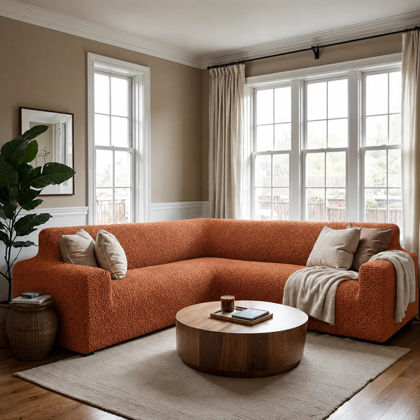Italian Corner Sofa Cover — Sectional Slipcover