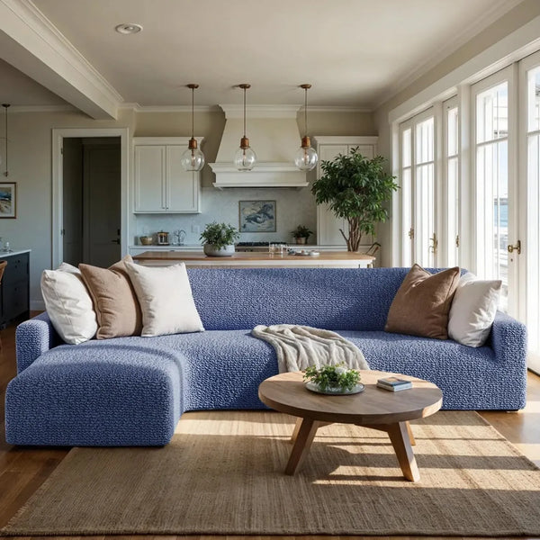 Italian L-Shaped Sofa Cover — Left Chaise
