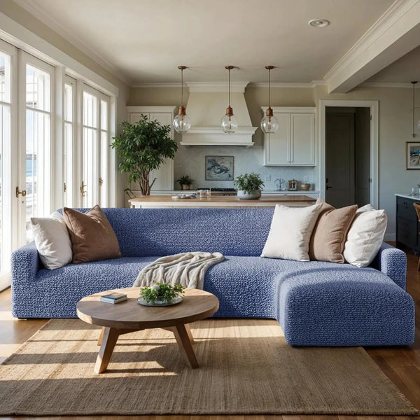 Italian L-Shaped Sofa Cover — Right Chaise
