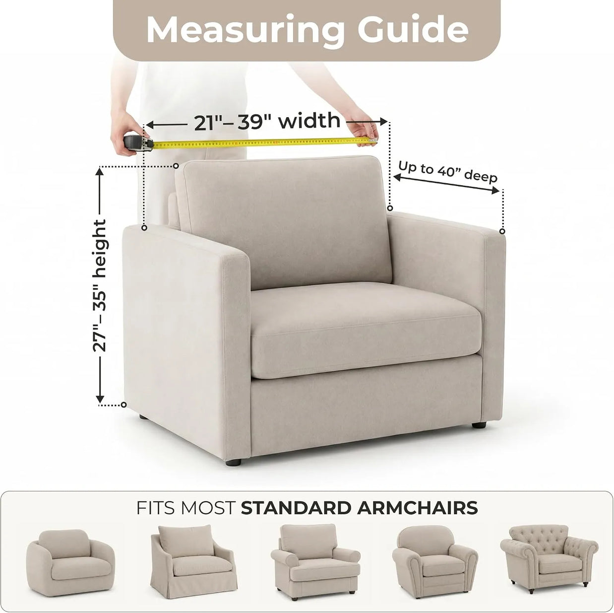 Italian Sofa Cover — 1 Seater