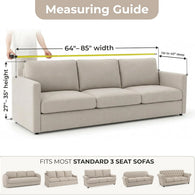 Italian Sofa Cover — 3 Seater