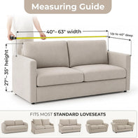Italian Sofa Cover — 2 Seater