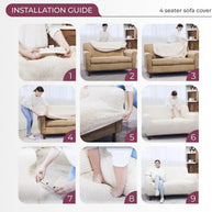 Italian Sofa Cover — 4 Seater