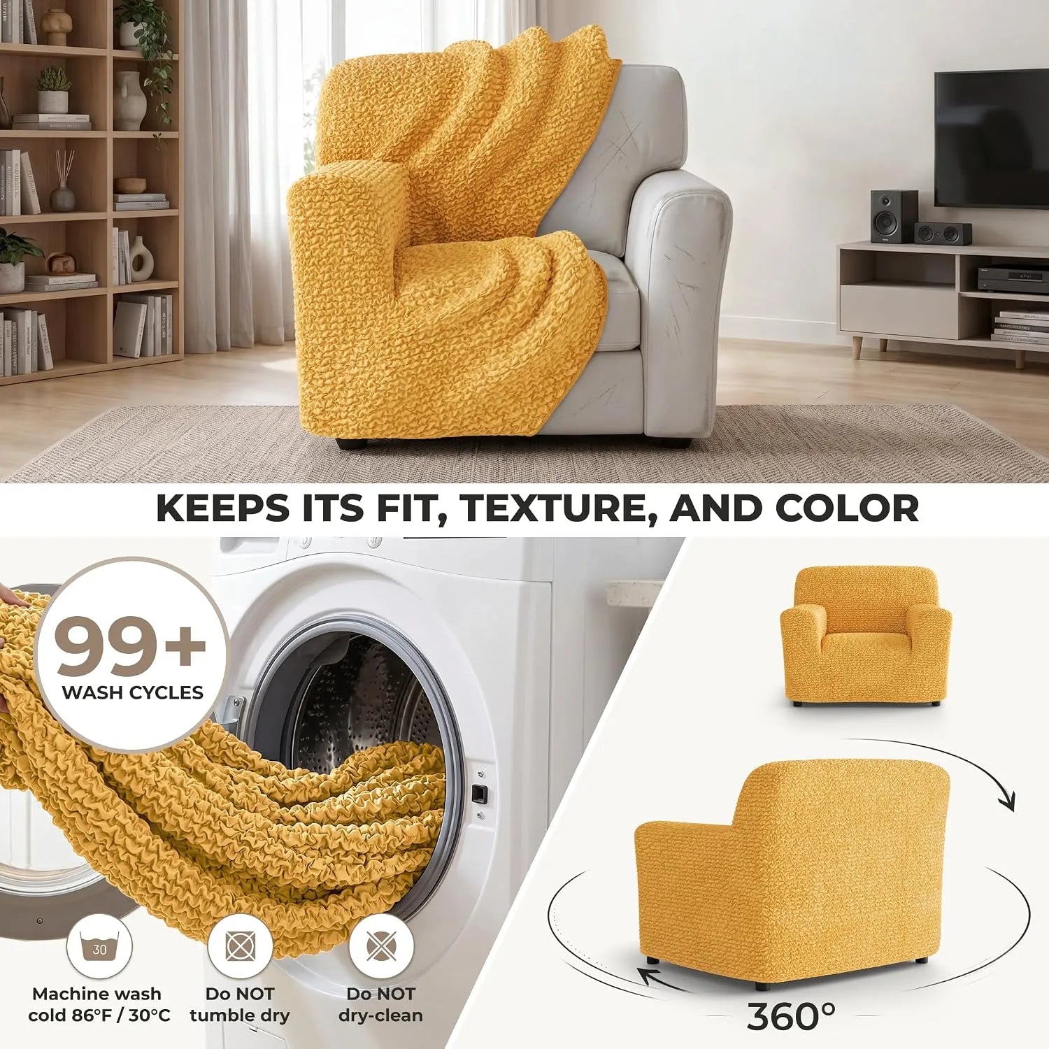 Italian Sofa Cover — 1 Seater