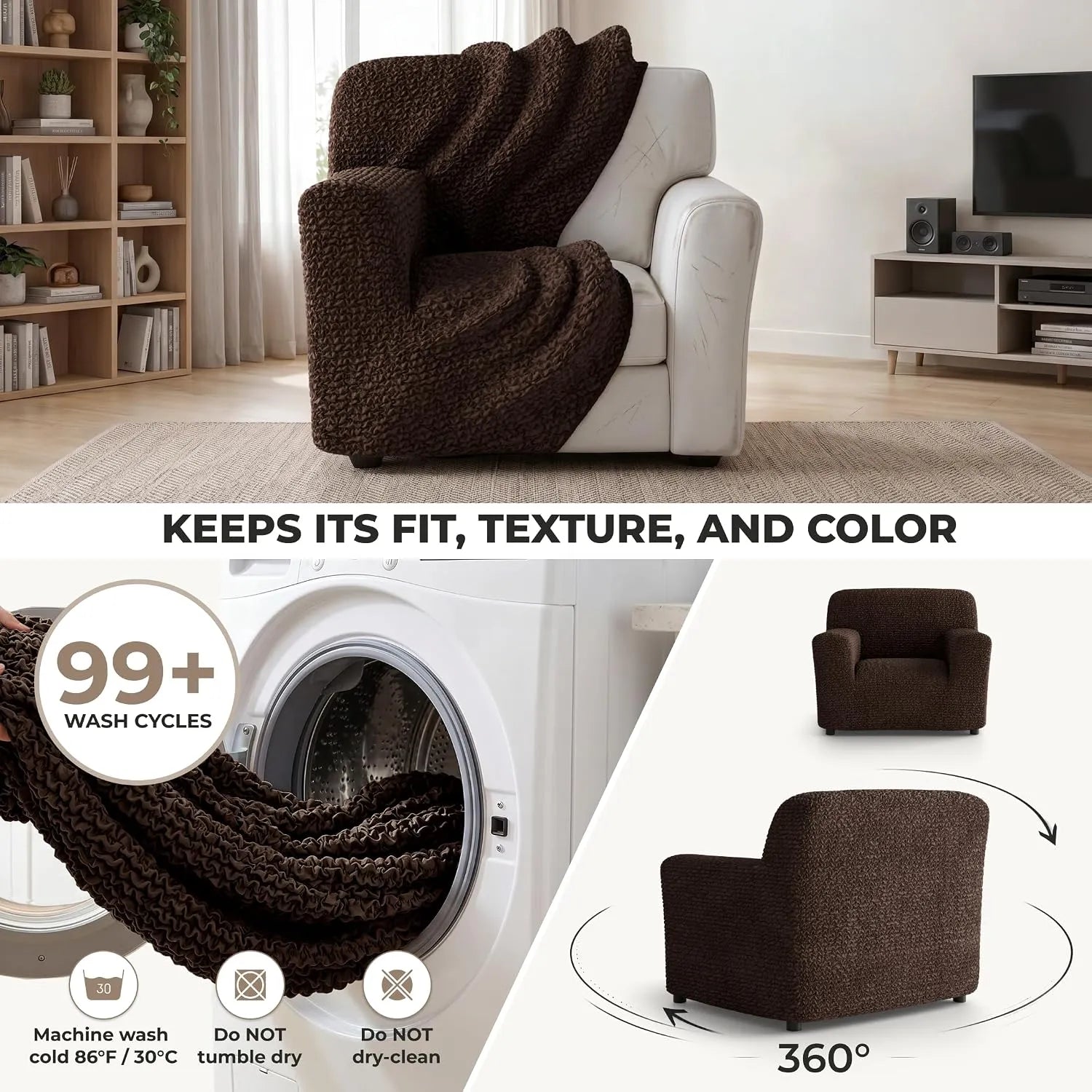 Italian Sofa Cover — 1 Seater