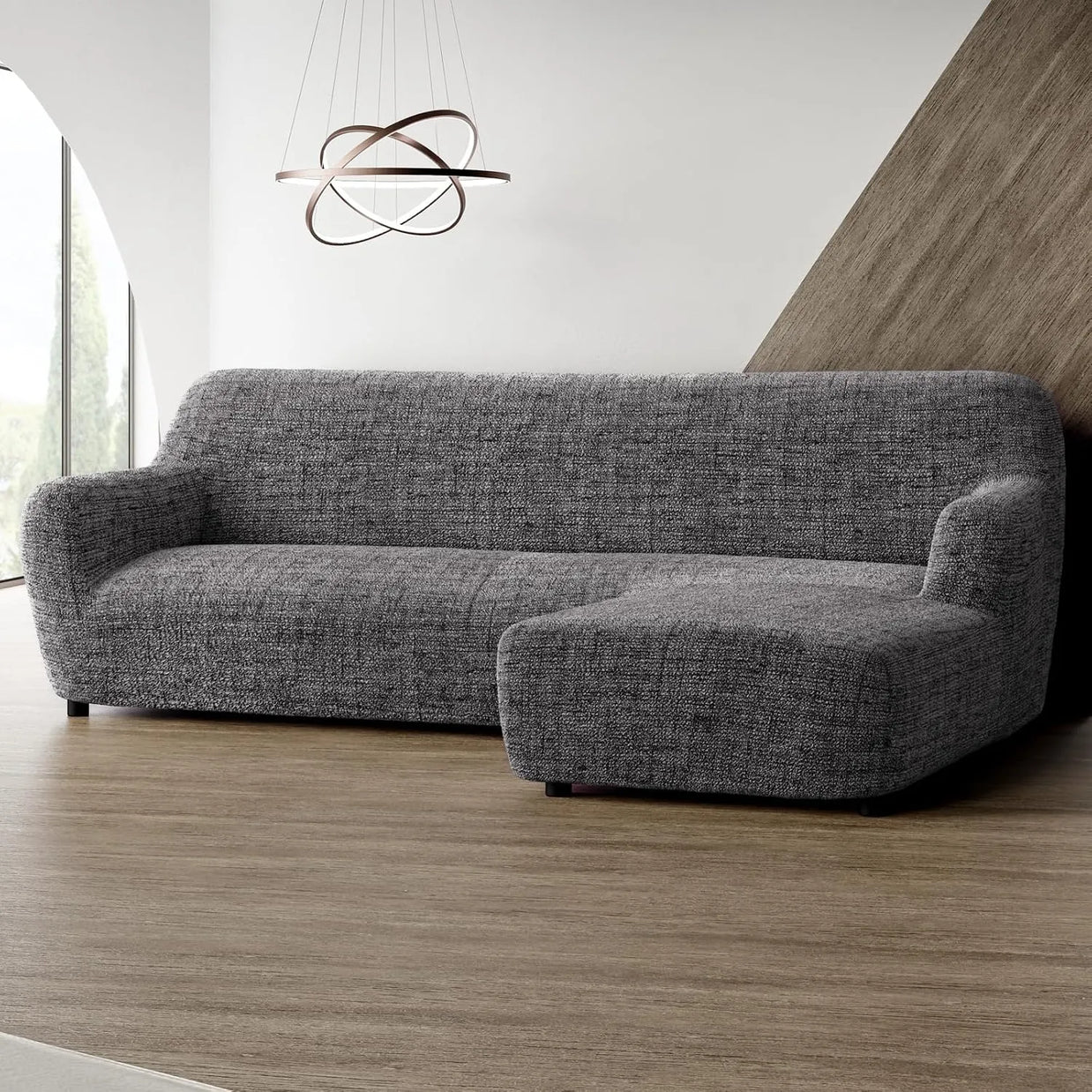Italian L-Shaped Sofa Cover — Right Chaise