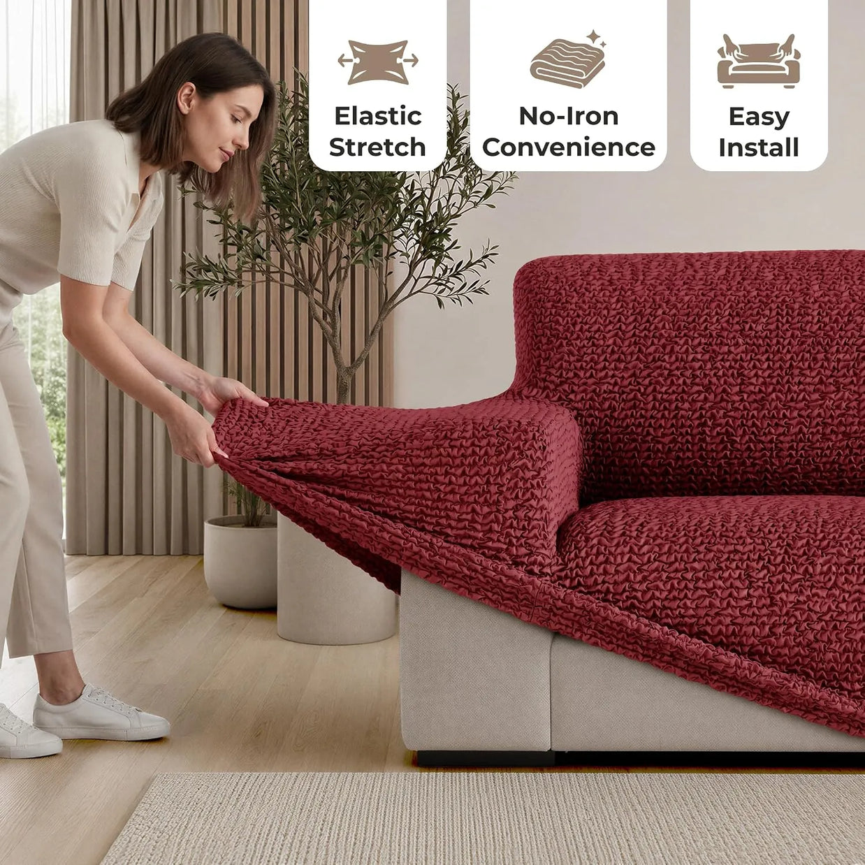 Italian Sofa Cover — 1 Seater