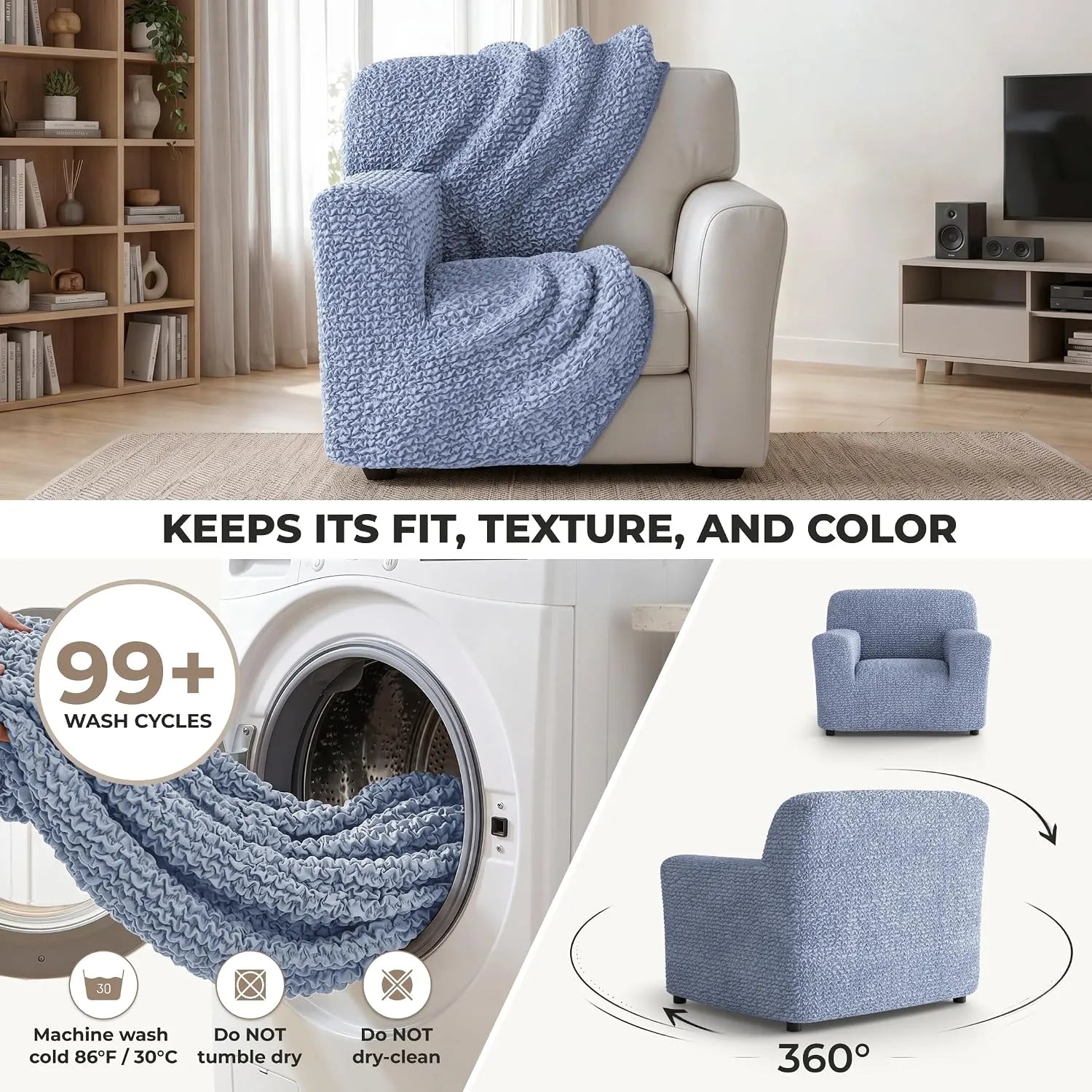 Italian Sofa Cover — 1 Seater