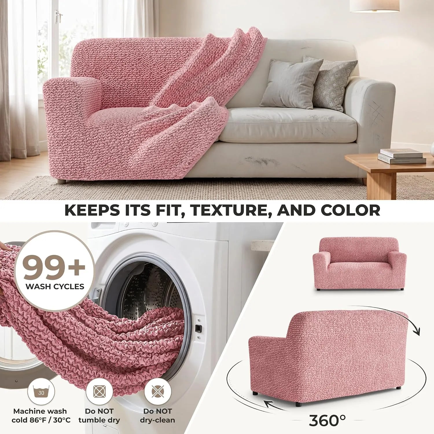 Italian Sofa Cover — 3 Seater