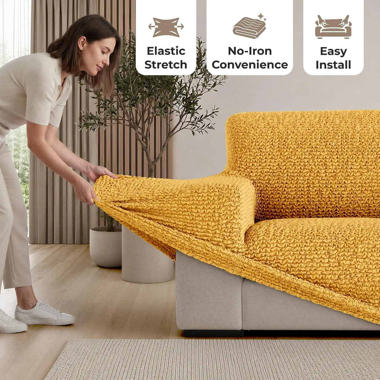 Italian Sofa Cover — 1 Seater