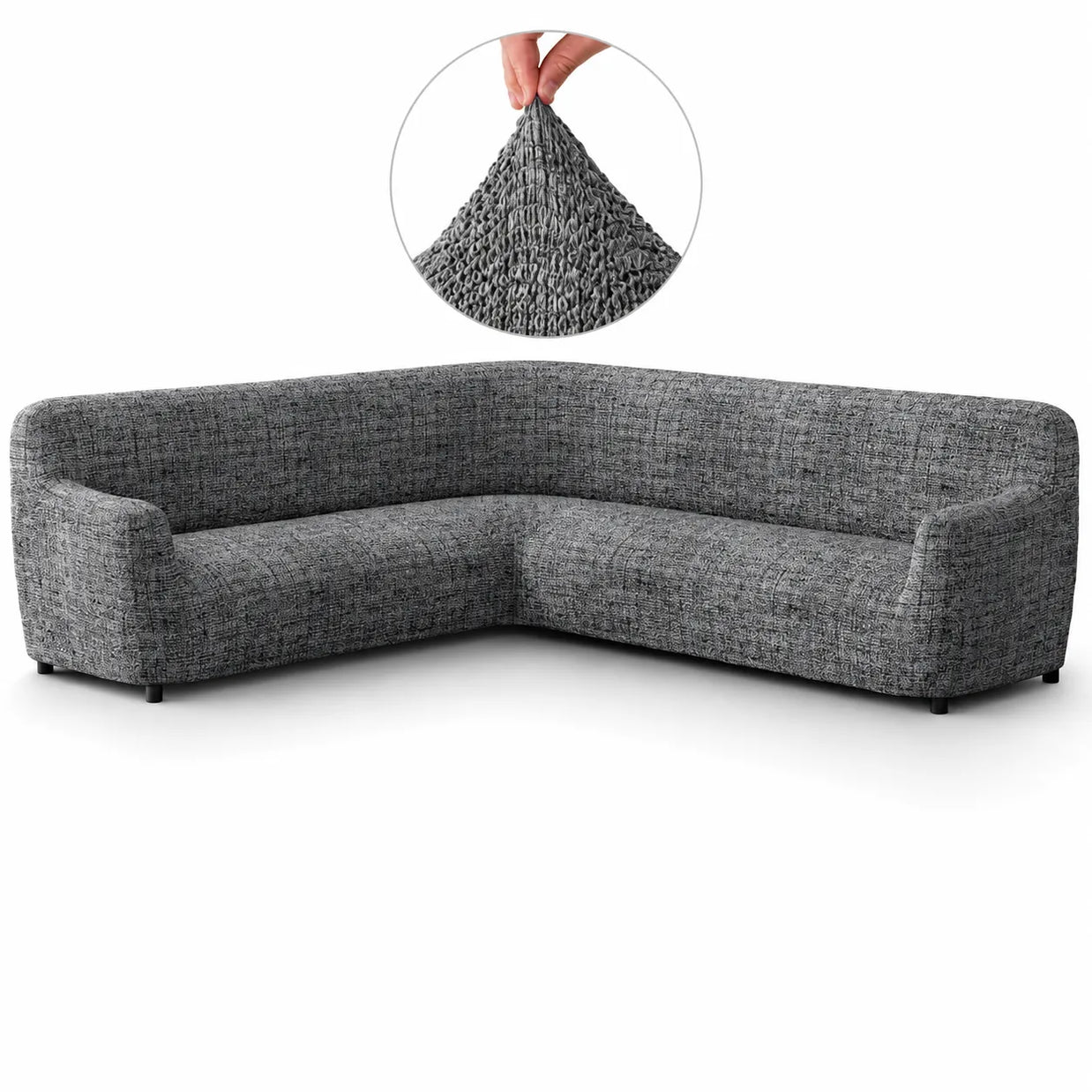 Italian Corner Sofa Cover — Sectional Slipcover