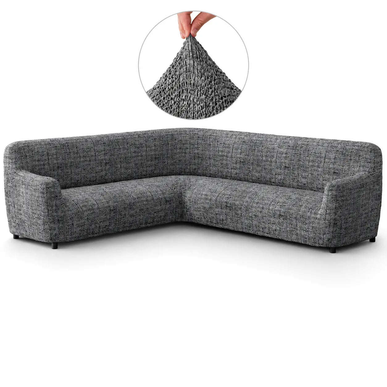 Italian Corner Sofa Cover — Sectional Slipcover
