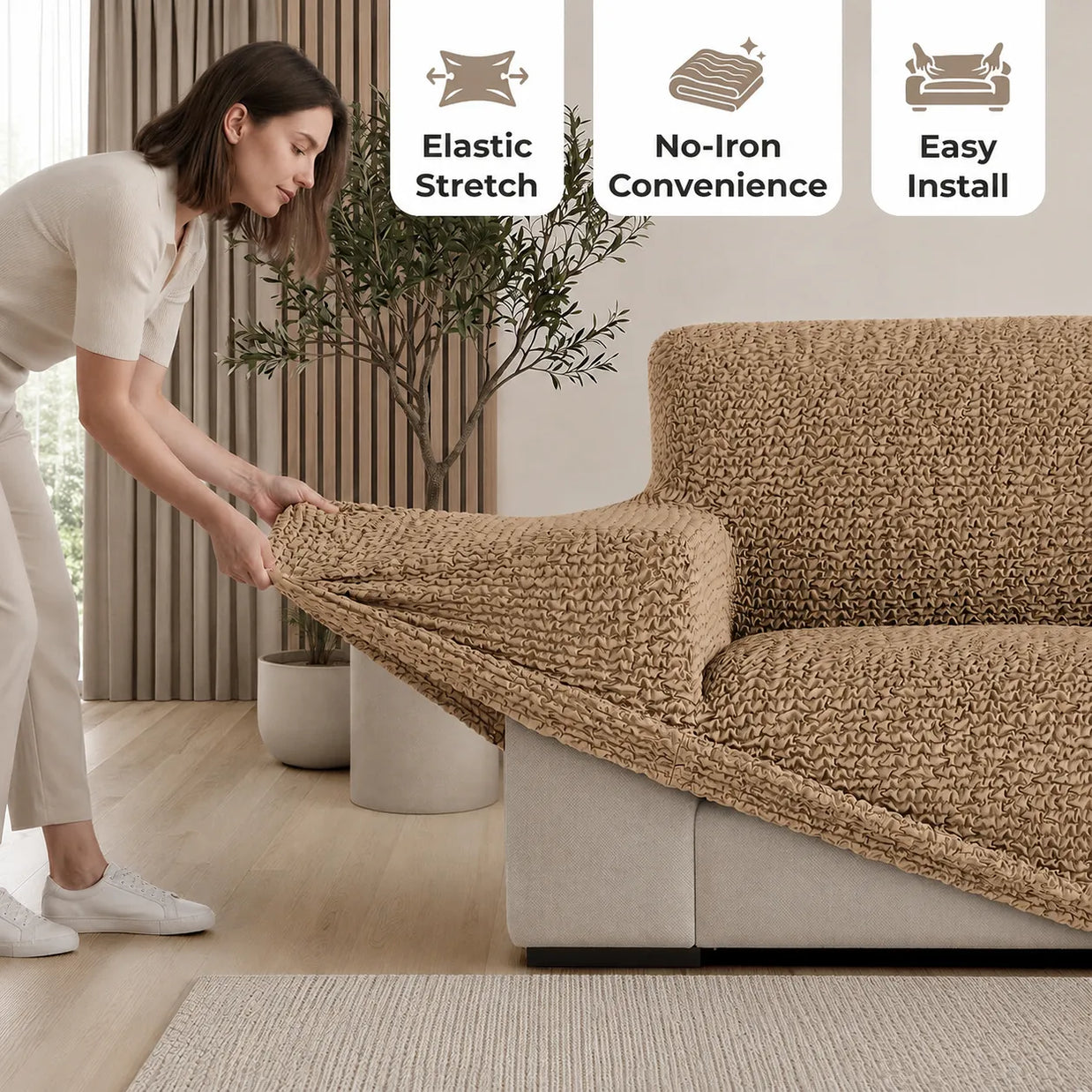 Italian Sofa Cover — 1 Seater
