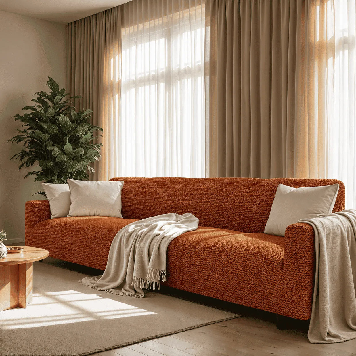Italian Sofa Cover — 4 Seater