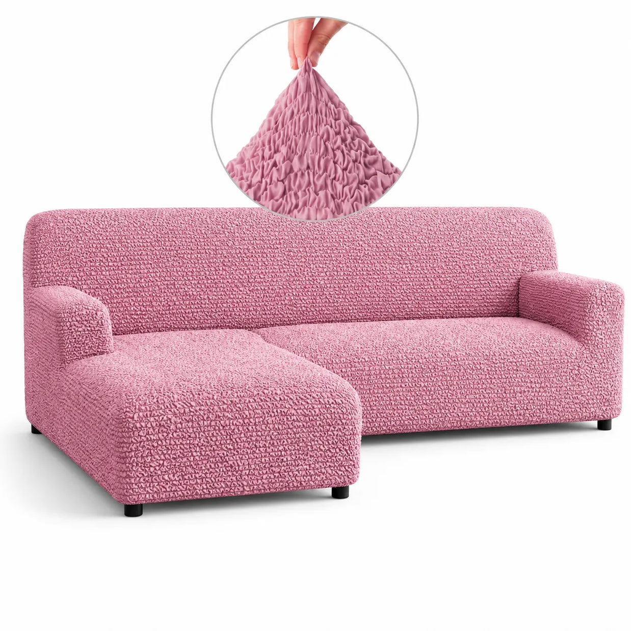 Italian L-Shaped Sofa Cover — Left Chaise