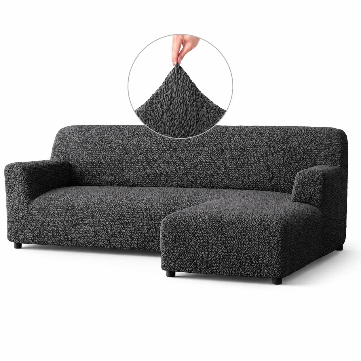 Italian L-Shaped Sofa Cover — Right Chaise
