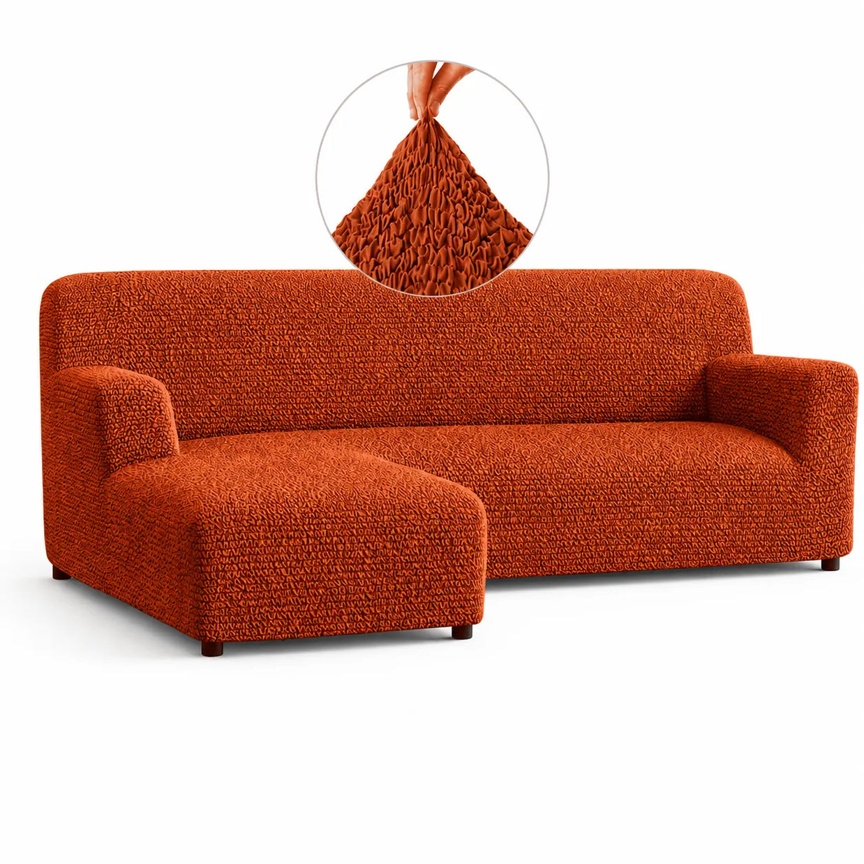 Italian L-Shaped Sofa Cover — Left Chaise
