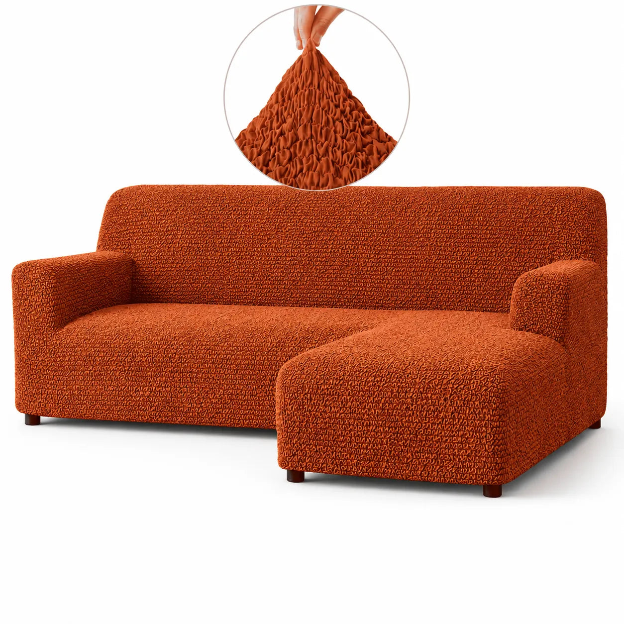 Italian L-Shaped Sofa Cover — Right Chaise