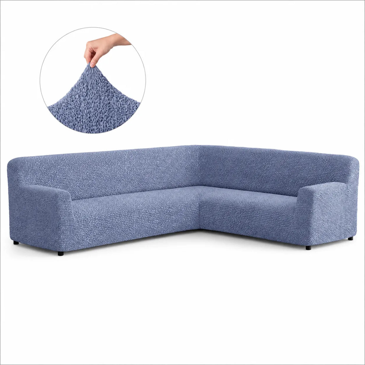 Italian Corner Sofa Cover — Sectional Slipcover