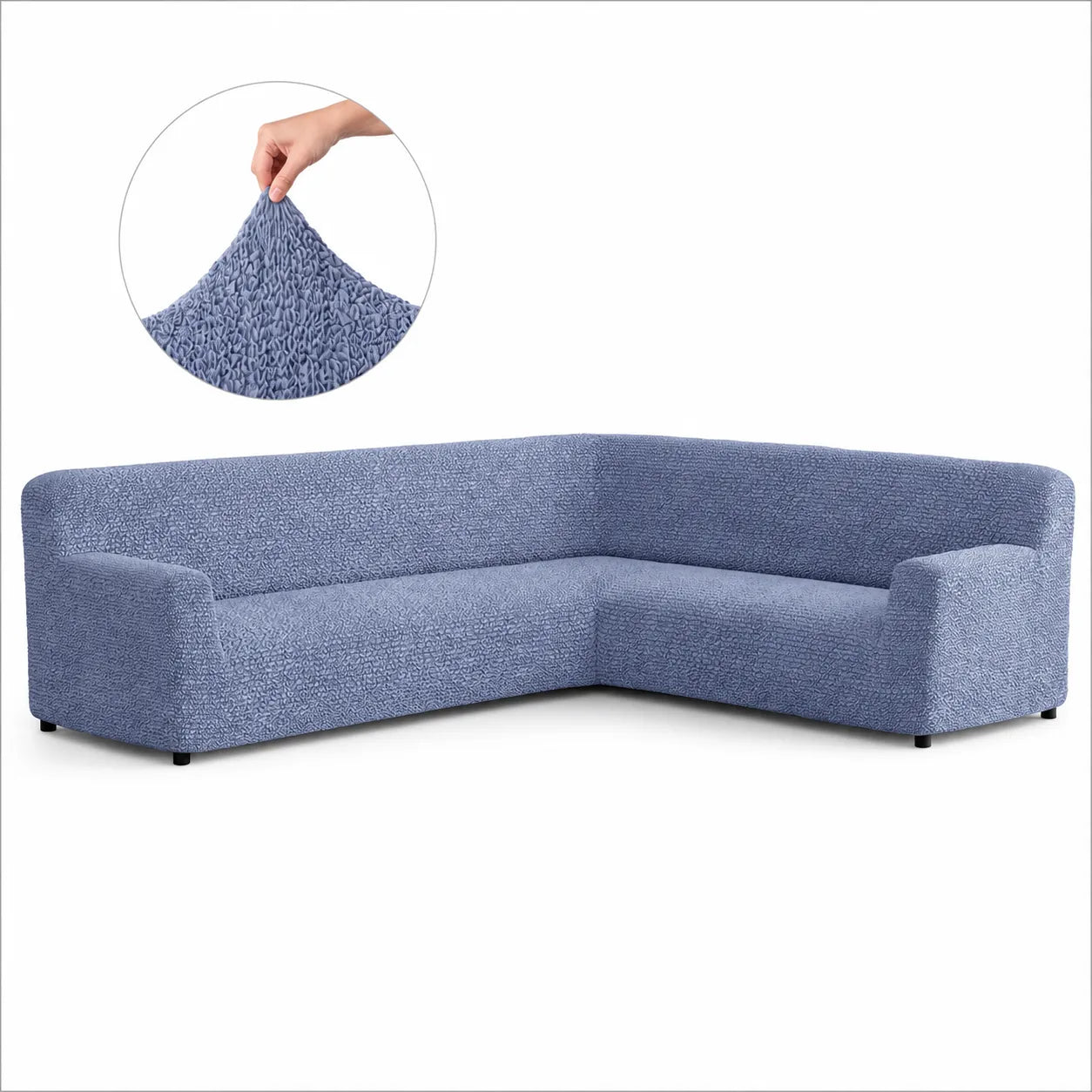 Italian Corner Sofa Cover — Sectional Slipcover