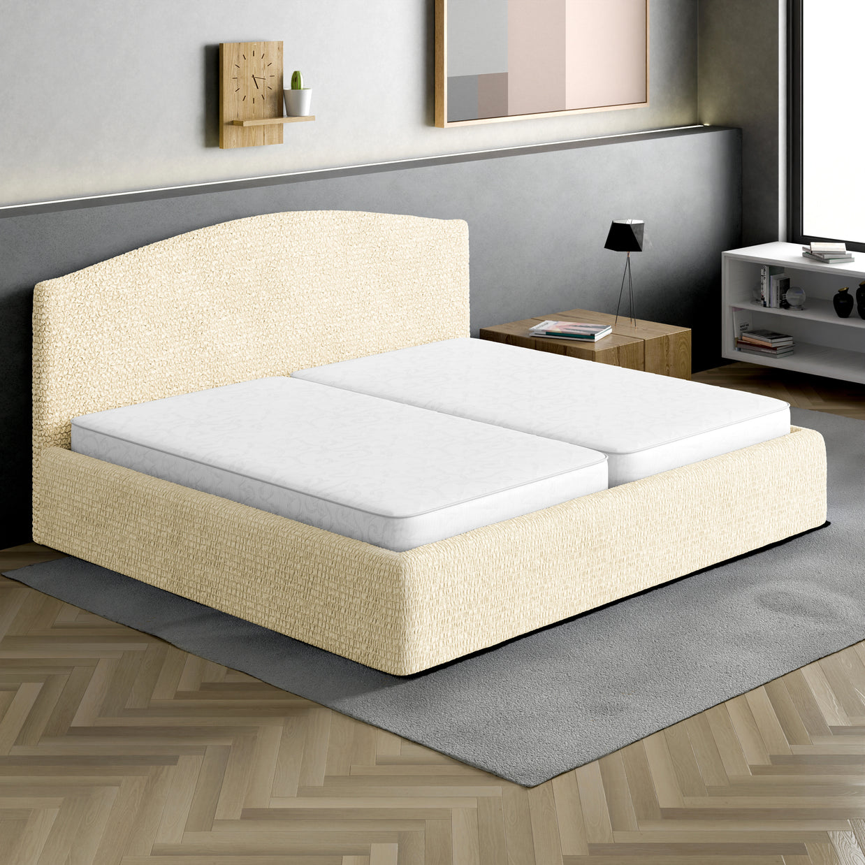 Italian Bed Headboard Cover — King