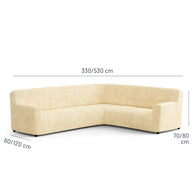 Italian Corner Sofa Cover — Sectional Slipcover