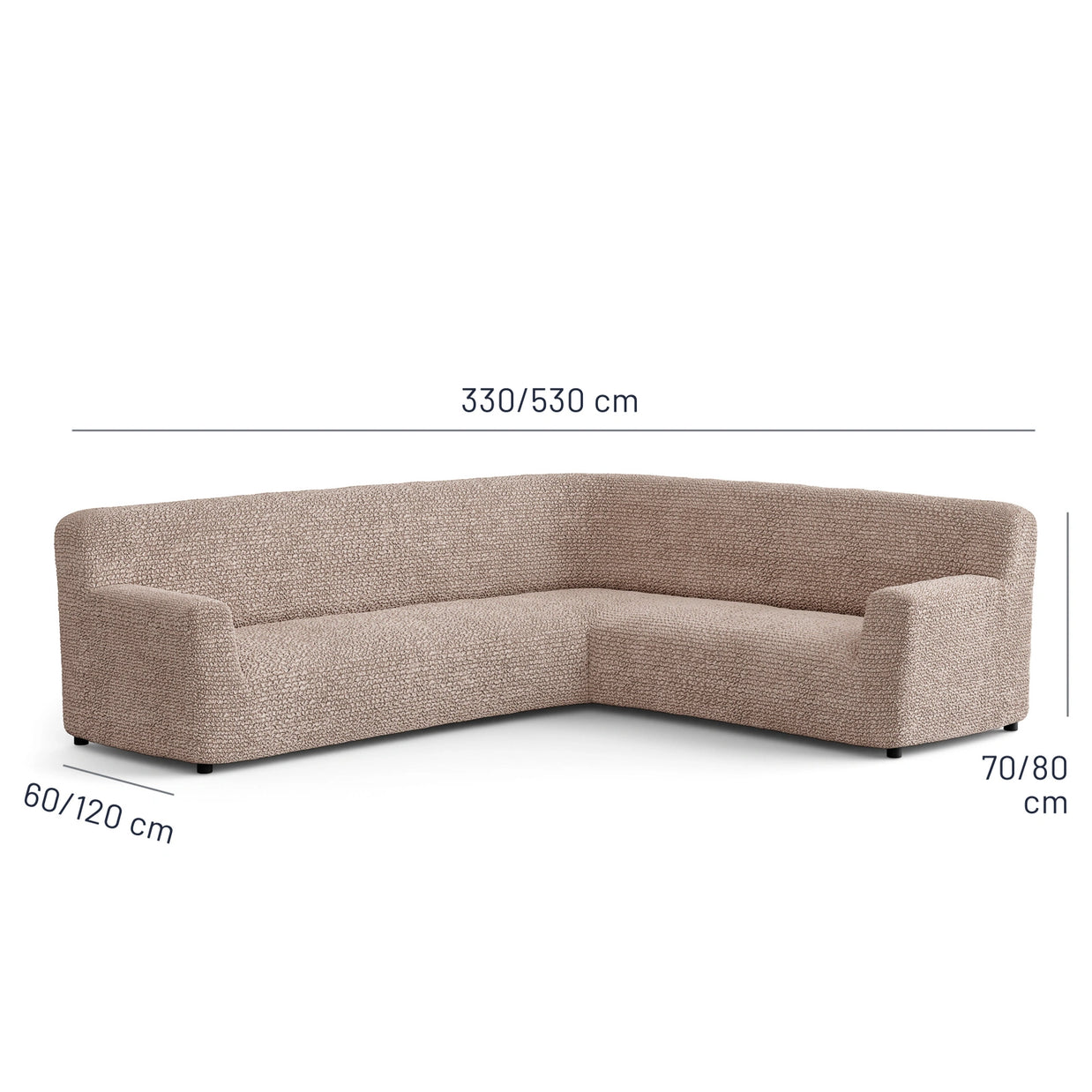 Italian Corner Sofa Cover — Sectional Slipcover