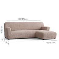 Italian L-Shaped Sofa Cover — Right Chaise