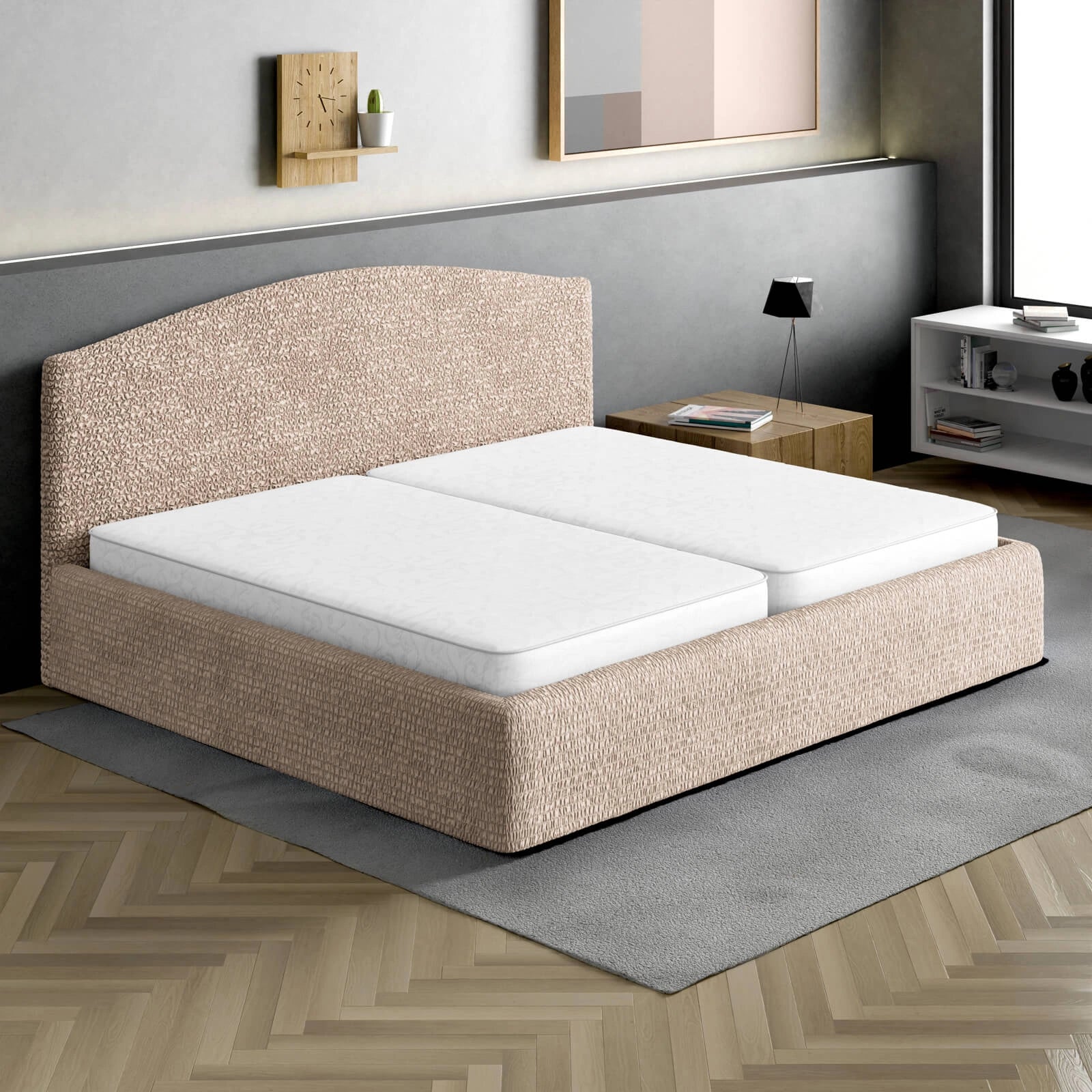 Italian Bed Headboard Cover — King