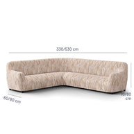 Italian Corner Sofa Cover — Sectional Slipcover