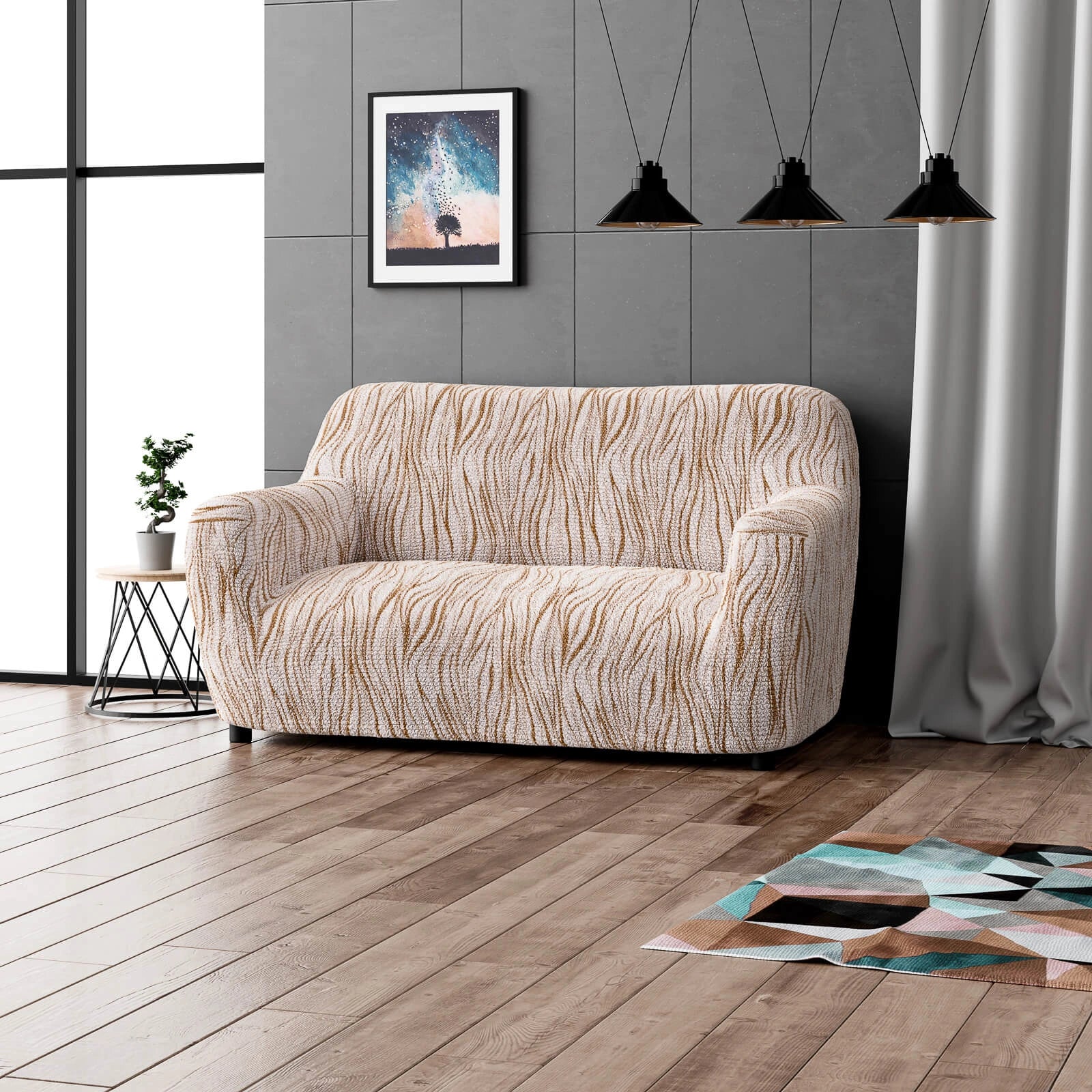 Italian Sofa Cover — 2 Seater