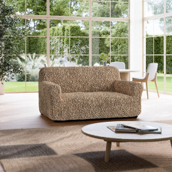 GOFFRATO COTONE Loveseat Slipcover CAPPUCCINO