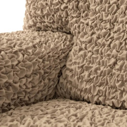 GOFFRATO COTONE 1 Seater Sofa Cover CAPPUCCINO