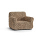 GOFFRATO COTONE  Armchair Slipcover CAPPUCCINO