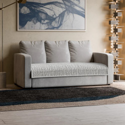 Waterproof Blanket 3 Seater Sofa Pearl