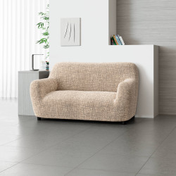 MICROFIBRA PRINTED Loveseat Slipcover GRAFFIO BEIGE