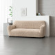 MICROFIBRA PRINTED 3 Seater Sofa Covers GRAFFIO BEIGE
