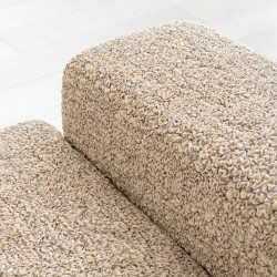 MICROFIBRA PRINTED 3 Seater Sofa Covers GRAFFIO BEIGE