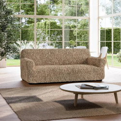 GOFFRATO COTONE 3 Seater Sofa Covers CAPPUCCINO