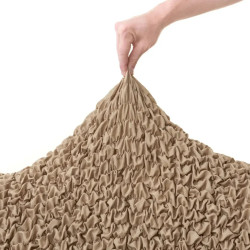 GOFFRATO COTONE 3 Seater Sofa Covers CAPPUCCINO