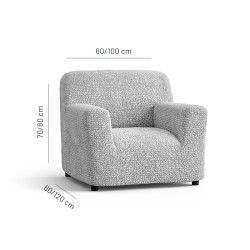 MICROFIBRA Armchair Slipcover PEARL