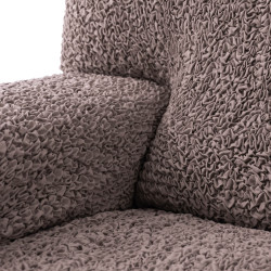 MICROFIBRA Corner Sofa Slipcover MOCHA