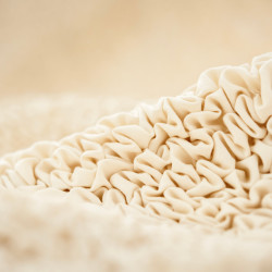 MICROFIBRA Bed Headboard & Frame Slipcover (Single) VANILLA