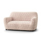 MICROFIBRA PRINTED Loveseat Slipcover RICCIOLO CREAM