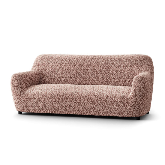 MICROFIBRA PRINTED 3 Seater Sofa Covers RICCIOLO MOCHA