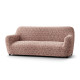 MICROFIBRA PRINTED 3 Seater Sofa Covers RICCIOLO MOCHA