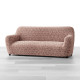 MICROFIBRA PRINTED 3 Seater Sofa Covers RICCIOLO MOCHA